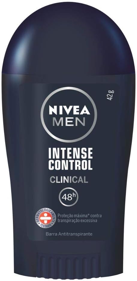  Desodorante Antitranspirante Clinical Intense Control Masculino 42G, Nivea 