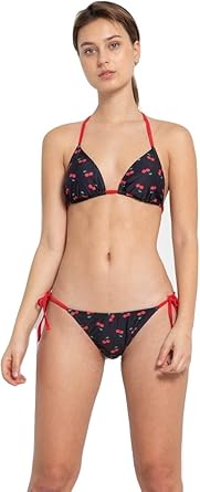 black triangle bikini set