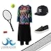 Undercover Waterwear Women’s High Waisted Swim Skirt with Attached Leggings- UPF 50+ Cover Up Swim Skirt with Capris Inserted