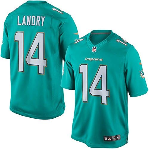 Jarvis 14 Landry Jersey Mens American Football Limited Jerseys Aqua color Size XXL
