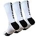 MUMUBREAL Men's Basketball Socks Cushioned Dri-Fit Athletic Crew Socks
