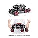 SZJJX 6WD RC Cars, Remote Control Off-Road Climbing Truck, 1/14 Scale 2.4Ghz Electric Radio Controlled Rock Crawler Black