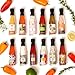 12 Piece Global Spice and Hot Sauce Set: 6 Hot Sauces and 6 Salts From Around the World