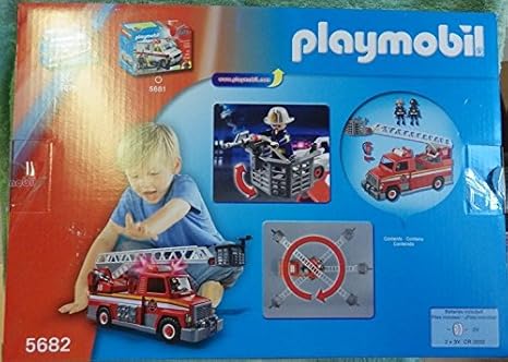 playmobil city action rescue ladder unit