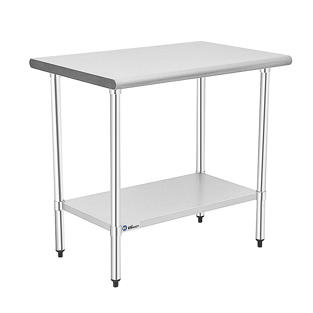 Best Stainless Steel Top Adjustable Height Bar / Bistro Table Round