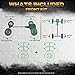 [Front Premium Brake Kit]-[2 Cross-Drilled Disc Brake Rotors & 4 Ceramic Brake Pads]-[UAP3500-D-Cer]