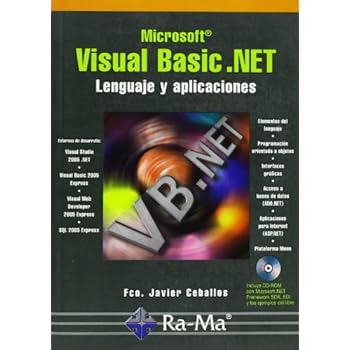 Visual Basic .NET. Lenguaje y aplicaciones. Visual Basic .NET. Lenguaje y aplicaciones.