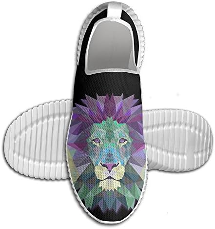 Lion Print Mens Running Shoes Walking Lightweight Casual Athletic Sneakers Breathable