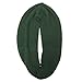 Wrapables Thick Knitted Winter Warm Infinity Scarf, Hunter Green