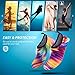 SIMARI Womens and Mens Water Shoes Quick-Dry Barefoot for Beach Swim Surf Yoga SWS001 Colorful 6.5-7.5