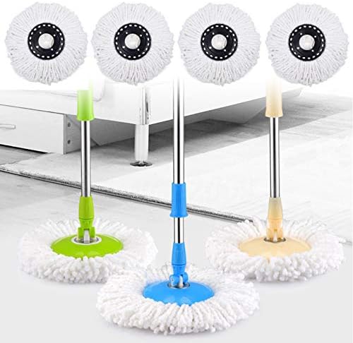 4-Pack Replacement Microfiber Mop Head Refill Magic Mop 360 Spin by SpiritOne