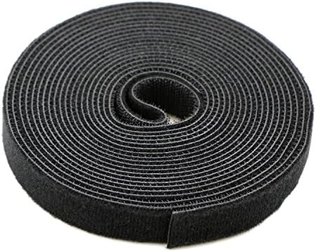 Spofit Cable Tie Roll Double Side Nylon Cable Strap Wire Management Fastening Tape (5 Yard)