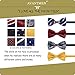 AVANTMEN Pre-tied Adjustable Men's Bow Ties Solid Mixed Color Satin Assorted Boys Bowties in Bulk 9PCS-A