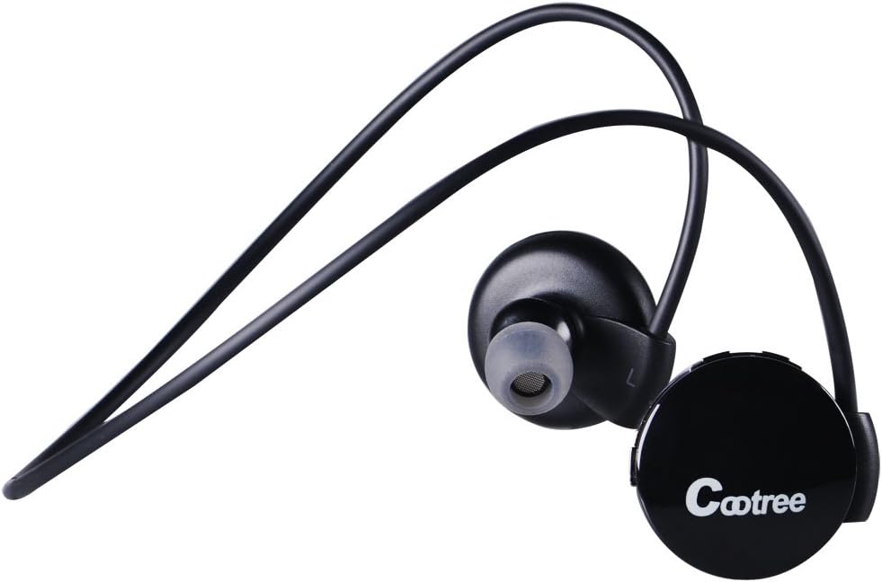 [New Version]Cootree 230s Sport Sweatproof in-ear Wireless BluetoothHeadset Headphone earbuds for Iphone 6 6Plus, 5S 5 4S, Galaxy Note 4 3 2 S5 S4 S3,iPad,iPod and Google，Sony，LG , other Smartphones Bluetooth Devices (Black)