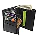golden tai RFID Bifold Wallet 10 Credit Card Slots ID Window Genuine Leather (Bentley)