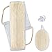 Bergman Kelly Exfoliating Loofah Back Scrubber and Luffa Bath Shower Sponge Pad, Pack of 2