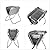 Cowekai 23â€ Standard Portable Stainless Steel Charcoal BBQ Grill for Camping Tailgating and Picnic