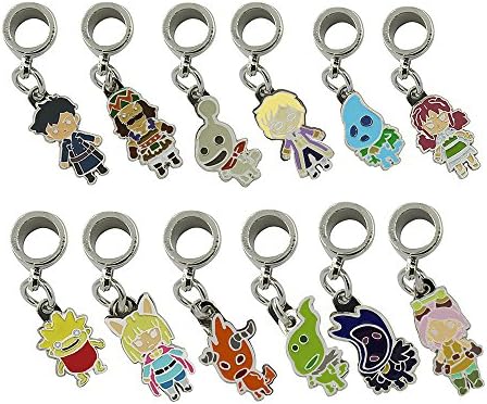 Official Ni No Kuni II Metal Character Bracelet Charms