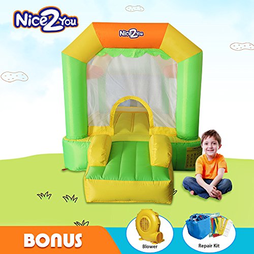 Nice2You Inflatable Bouncy Castle Children Jumping Backyard Bounce House
