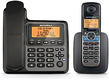 Motorola DECT 6.0 Corded Base Phone with Cordless Handset, Digital Answering System and Mobile Bluetooth Linking L702CBT