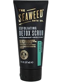The Seaweed Bath Co. Exfoliating Detox Body Scrub, Awaken Scent (Rosemary & Mint), 6 fl. oz.