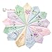 CoCoUSM Womens Handkerchiefs Lace Embroidered Cotton Handkerchiefs Bulk