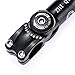 ZHIQIU -60-+60 Degree 90mm 100mm 110mm Adustable Stem Bike Fork Extender Bicycle Handlebar Rise Clamp Adaptor MTB Road Fixed Gear Aluminium Alloy Head Up Adapter Flexible