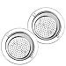 2 PCS Kitchen Sink Strainer, Robot Bee 4.5 Inch Diameter Stainless Steel Kitchen Sink Basket Strainer