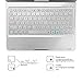 D DINGRICH Rotating Keyboard with Touch Silver