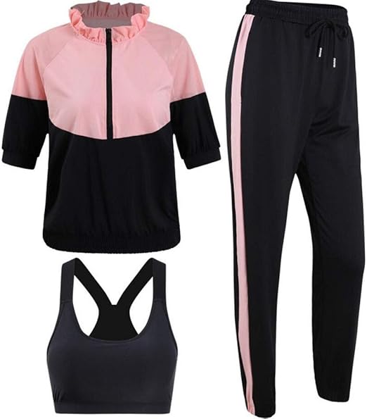Conjunto de 3 piezas de fitness deportivo for mujer Conjunto ...