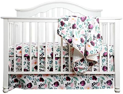 floral cot bedding set