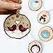 SOLEDI Natural Wood Slices 5-6cm/0.8cm 30Pcs