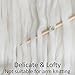 Living Dreams Yarn ELEGANCE Super Bulky MERINO SILK for Needle Knitting and Crochet. Luxuriously Soft Pencil Roving Yarn for Cozy Chunky Knits. Ivory