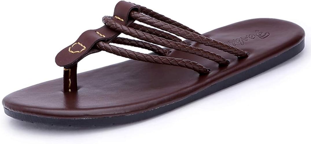 Amazon Kg8d 編み込み ビーチサンダル メンズ 柔らかい 痛くない 滑り止め 室内履き サンダル アウトドア 海 プール リゾート ベルト サンダル メンズ スリッパ 春夏 男性用 メンズファッション 軽量 ベルトサンダル 通気 Kg8d ビーチサンダル