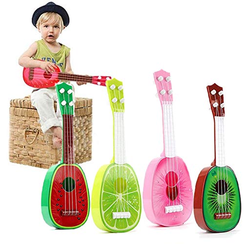Hanbaili Ukelele Creative Fruit Guitar with 8 Style Gift Box Toy Kids