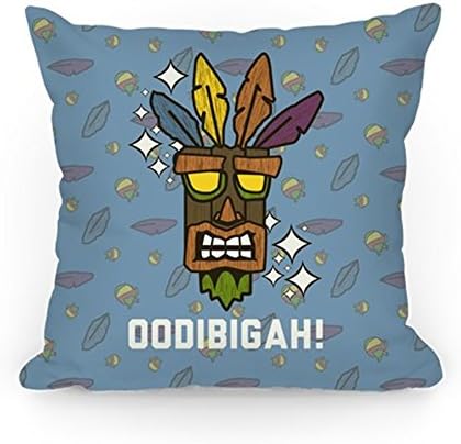 Jay94 Crash Aku-Aku Mask Cushion Covers Throw Pillow Case 18×18 inch