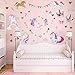 Magnetic Case for iPhone 14 Pro Max Case,Clear Phone Case Little Horse Posters 87 Pieces [Compatible with Magsafe] [Not Yellowing] [Glass Screen Protector+Camera Lens Protector] 6.7 inch (fairydust)