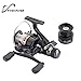 FYSHFLYER Freshwater Spinning Reel Interchangeable Left/Right Handle; Double Soft Knobs; Metal Spool 9BB+1RB Perfect Carp Fishing Reel + 1 Spare Plastic Spool