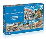 Gibsons The Postman's Round Jigsaw Puzzles (4 x 500-Piece)