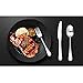 20 Piece Fine Flatware Set, Cutlery Sets Stainless Steel Mirror Polished with Dinner Knives, Forks and Spoons for Dessert & Dinner, Umite Chef Modern Eating Utensils Silverware Tableware Service for 4