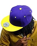 NYFASHION101 Plain Blank Flat Bill Adjustable Premium Snapback Cap Hat