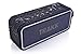 TRAKK GO 20W Indoor/Outdoor IP67 Waterproof Dustproof Shockproof Portable Wireless Bluetooth Speaker MaxBass Technology 4400mAh Battery Pack for USB Devices Use in Shower, Beach, Office, Home- Black