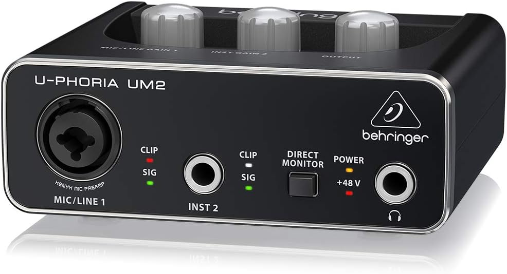 Muziekinstrumenten Audio/MIDIinterfaces BEHRINGER Audio Interface 1x