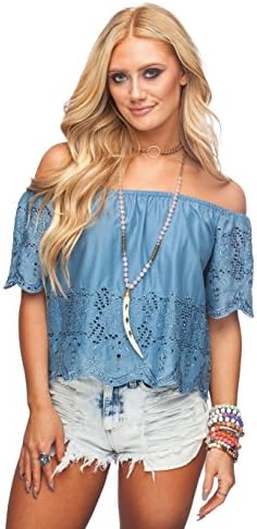 Buddy Love Camilla Top- Blue