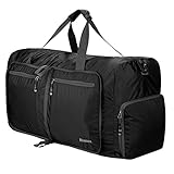 Homdox Foldable Duffle Bag, Extra Large Extra Strong Storage Bag, Shopping and Travel Bag