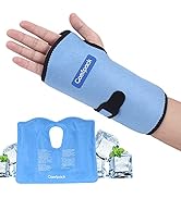 Comfpack Wrist Ice Pack Hand Support Brace w/Gel Ice Pack Hot Cold Therapy Hand Ice Pack for Carp...
