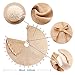 AerWo 48 Inch Natural Burlap Christmas Tree Skirts, 3D Pompom Tree Skirt for Xmas Holiday Party Decorations Indoor Outdoor