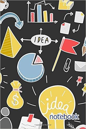 Notebook 6x9 Cute Lined Journal Bulbs Ideas Lighting Objects