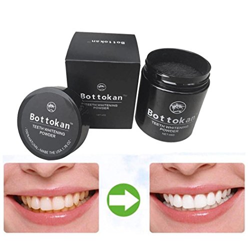 image for iLH® Carbon Coco Teeth Whitening Powder,Zyooh 45g Natural Organic Act