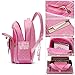 AO ALI VICTORY Backpack for Girls, Waterproof Kids Backpacks School Bag Toddler Bookbags Cute Travel Daypack (Small, A-Pink)